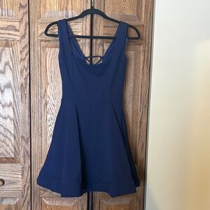 Windsor Navy Blue Mini Dress